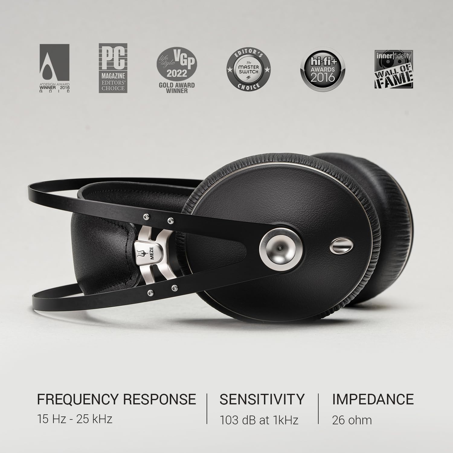 Auriculares Meze 99 Neo Negros con Micrófono y Diadema Autoajustable para Audiófilos