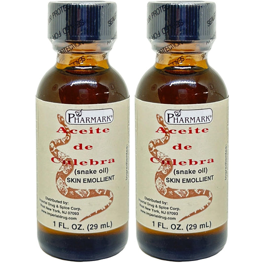 Pharmark Aceite de Culebra 1 oz. Aceite de Serpiente 2 Unidades