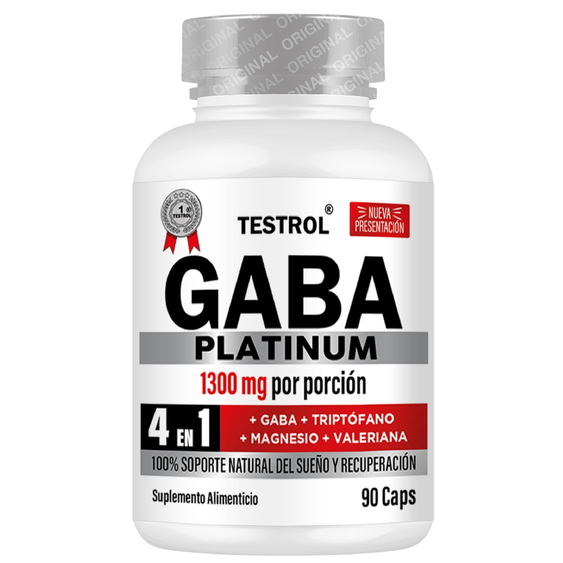Cápsulas Testrol Gaba Platinum 4 en 1 para un Óptimo Descanso