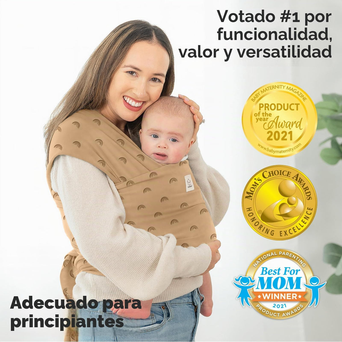 KeaBabies Portabebé desde el Nacimiento - Portabebés transpirables, portabebés para recién nacidos desde el nacimiento, portabebés para bebés recién nacidos, portabebés para niños pequeños con manos