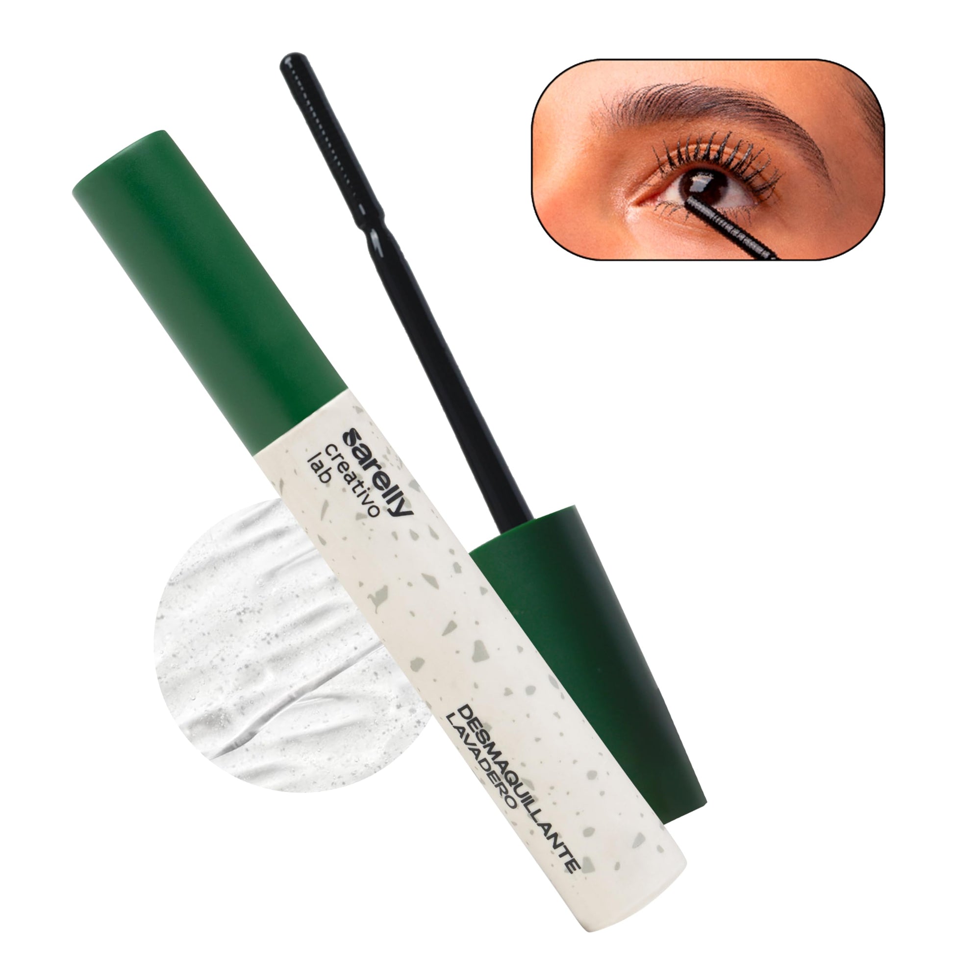 SARELLY CREATIVO LAB | Desmaquillante de Ojos Lavadero | Completa tu Cosmetiquera de Viaje - Cosmetiquera para Maquillaje y Bolsa de Maquillaje | Kit Skincare - Makeup - Belleza Mujer | 8gr