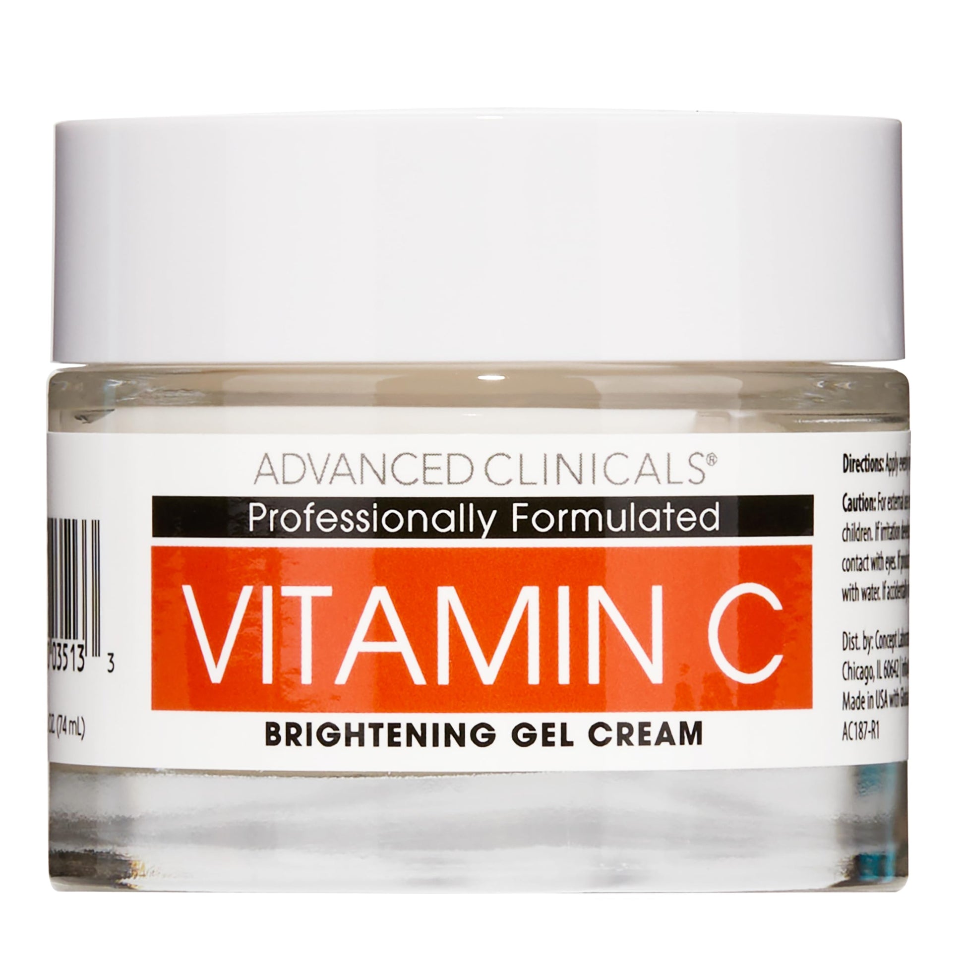 Crema Facial Iluminadora Anti-Edad con Vitamina C - Advanced Clinicals 59ml - Tratamiento Cosmético para Piel Radiante y Joven.