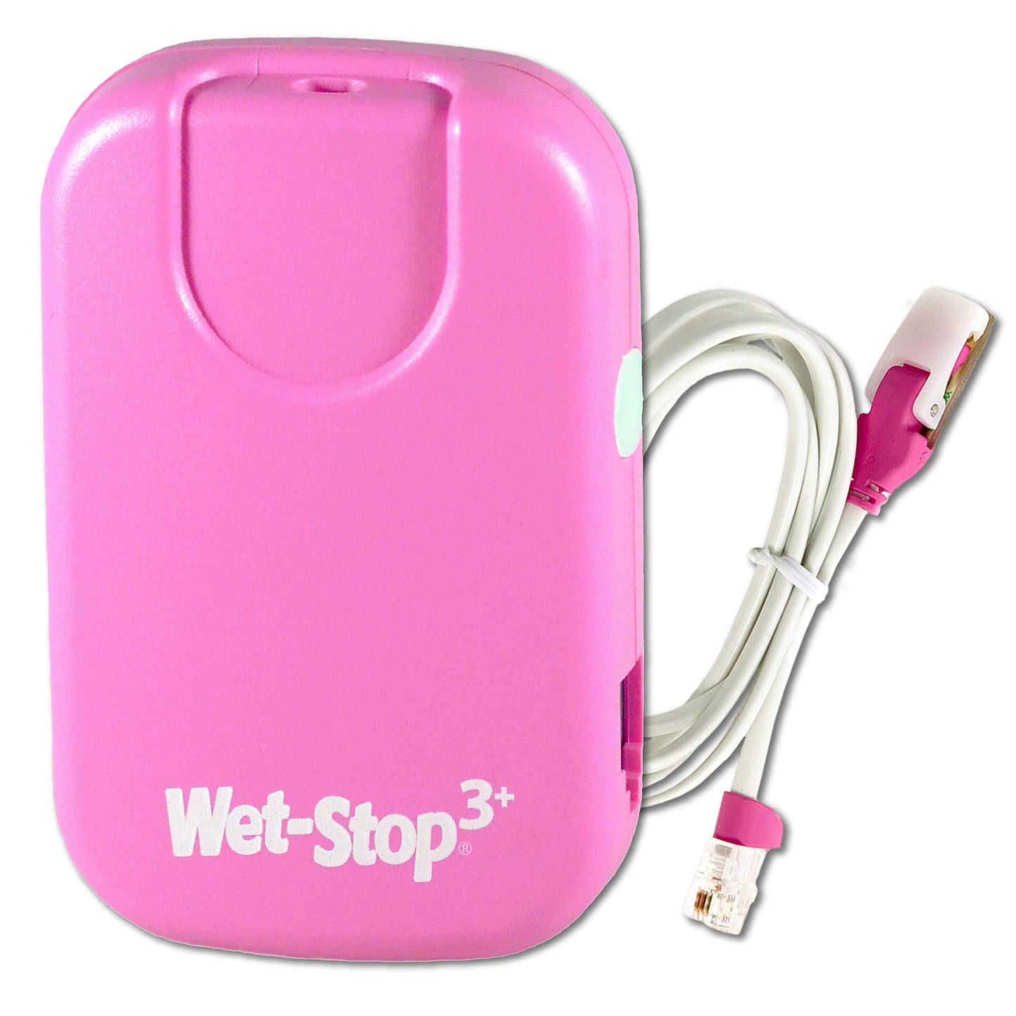 Alarma de Enuresis Wet Stop 3 rosada con Monitor de Cama para Vibraciones y Sonido