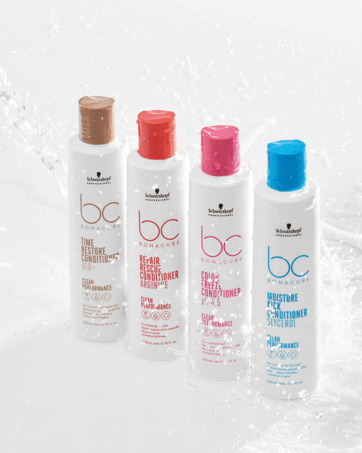 BONACURE Color Freeze Silver Shampoo pH 4.5 Cabello Blanco Vegano 250 ml