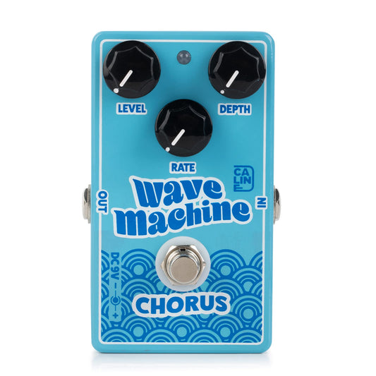 Caline CP-505 Wave Machine Chorus Pedal de efecto guitarra True Bypass carcasa de aleación de aluminio azul