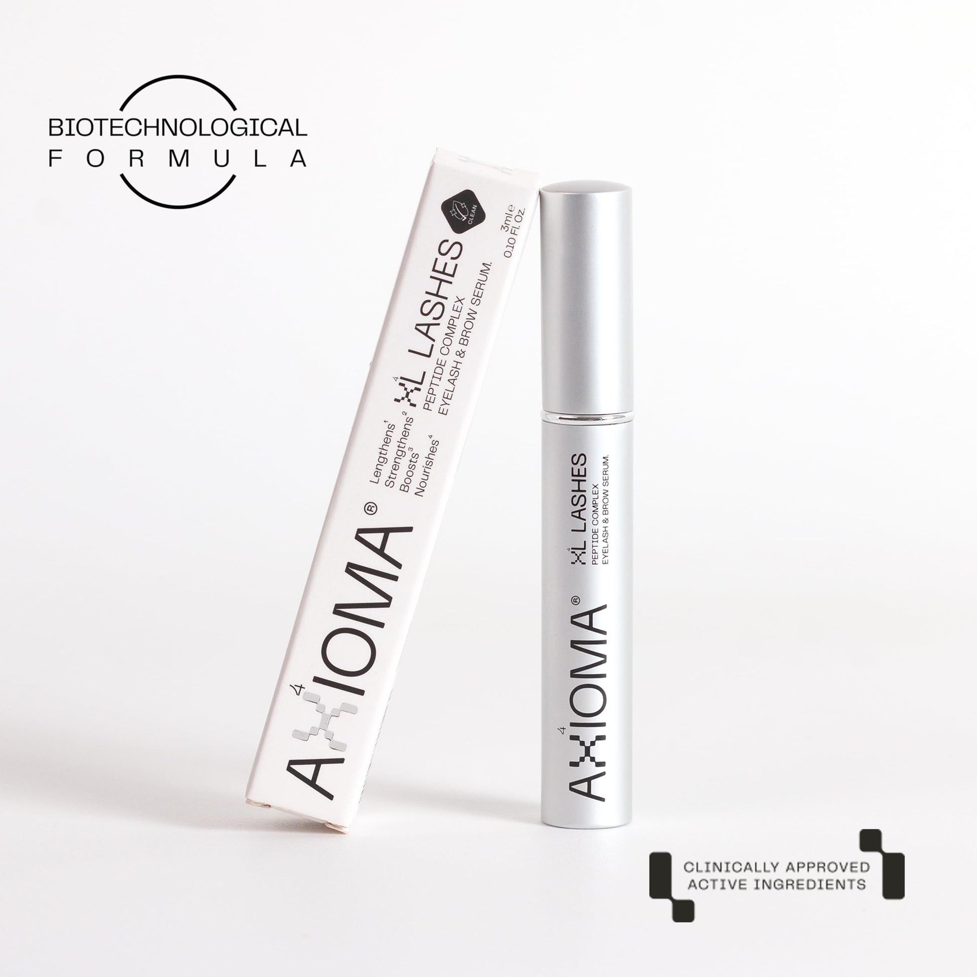 AXIOMA XL Lashes Serum para pestañas amplificador de pestañas y cejas - Eyelash enhancing serum - Serum de pestañas - Serum pestañas - suero para pestañas crecimiento 3 ml