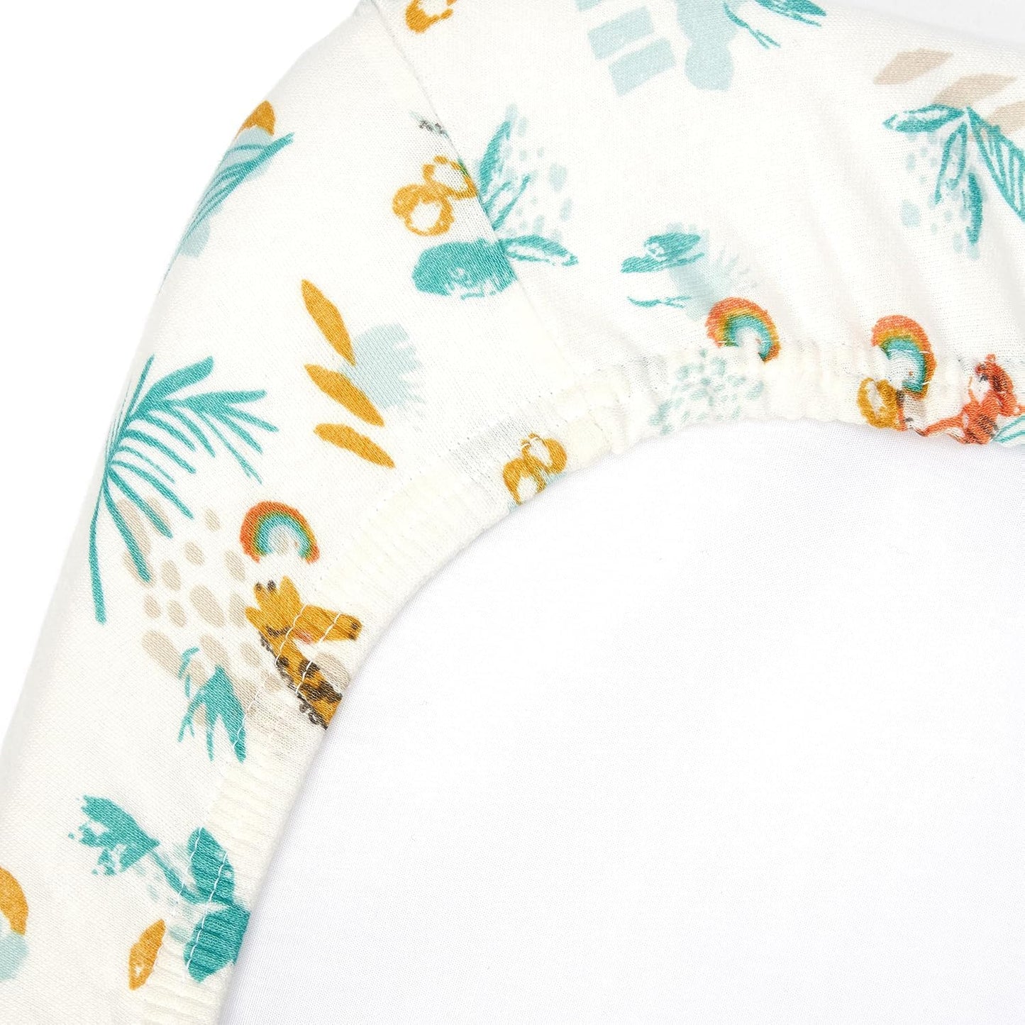 Tutti Bambini - Paquete de iniciación para moisés de noche, 2 sábanas bajeras de algodón orgánico y colcha reversible, artículos esenciales para bebés y recién nacidos, artículos imprescindibles para
