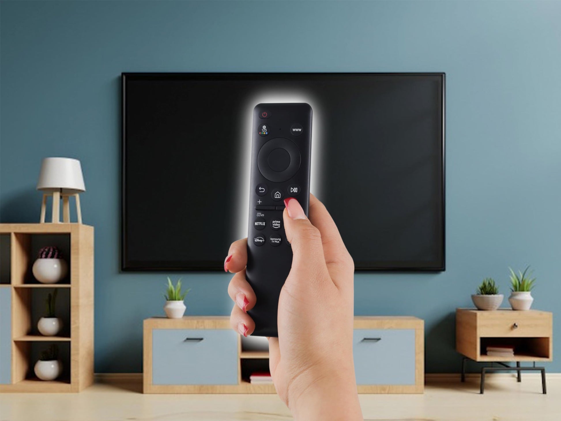 CONTROL EXPERT Control Compatible con Samsung Bn5901330a UHD 4k Smart TV Amazon Netflix Control Directo (BN59-01385A)