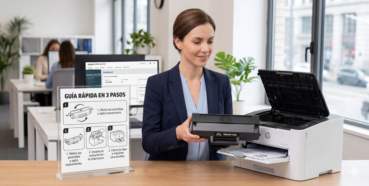 Tóner Compatible sabelly Negro Alto Rendimiento para Impresoras HP Laser 107w, 107a, MFP 135w, 135a, 137fnw