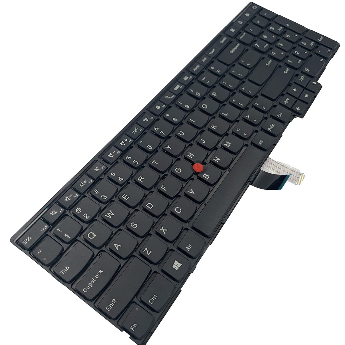 Repuesto Portátil Tiugochr Lenovo ThinkPad Negro con Teclado de Señalización
