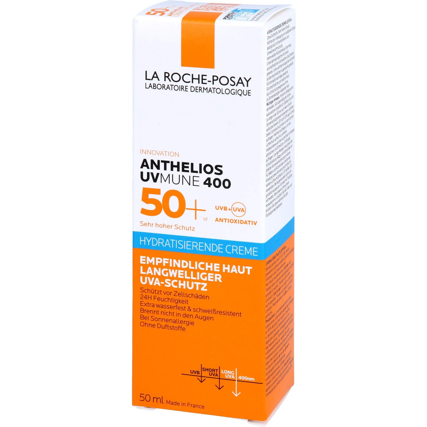 La Roche Posay Anthelios UV Mune 400 Crema sin Color 50 ml