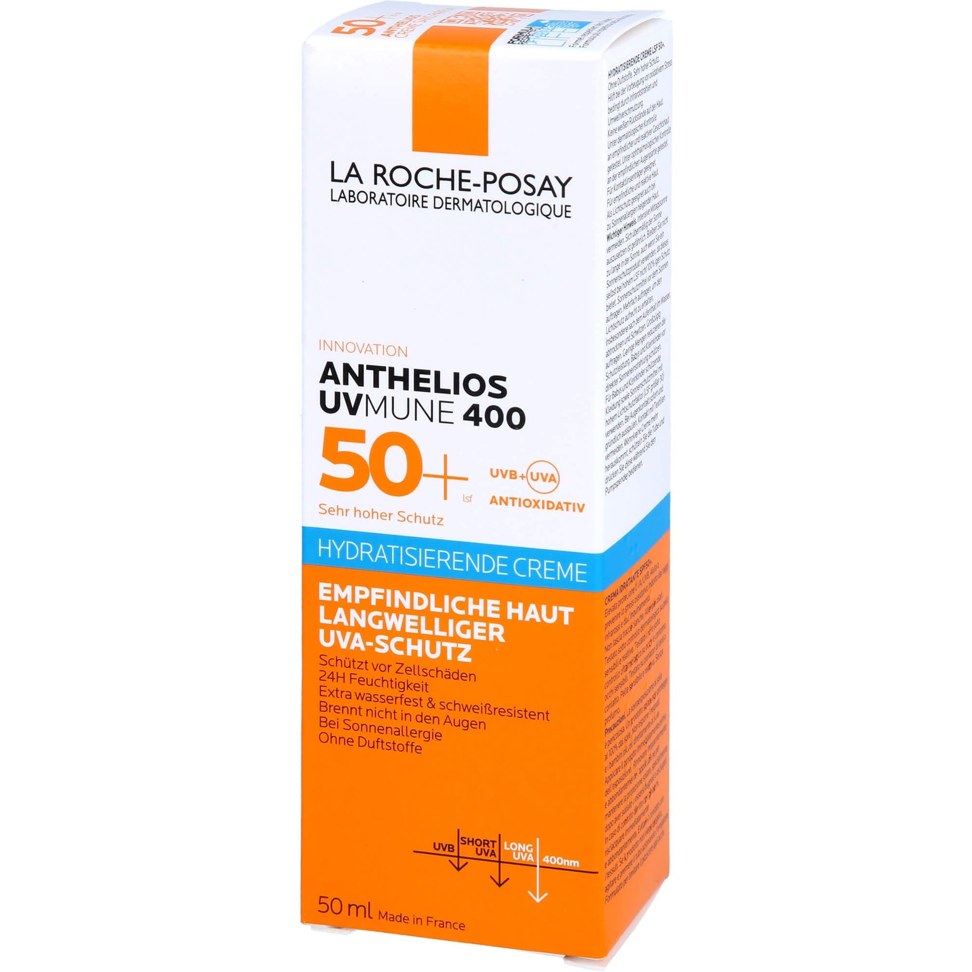 La Roche Posay Anthelios UV Mune 400 Crema sin Color 50 ml