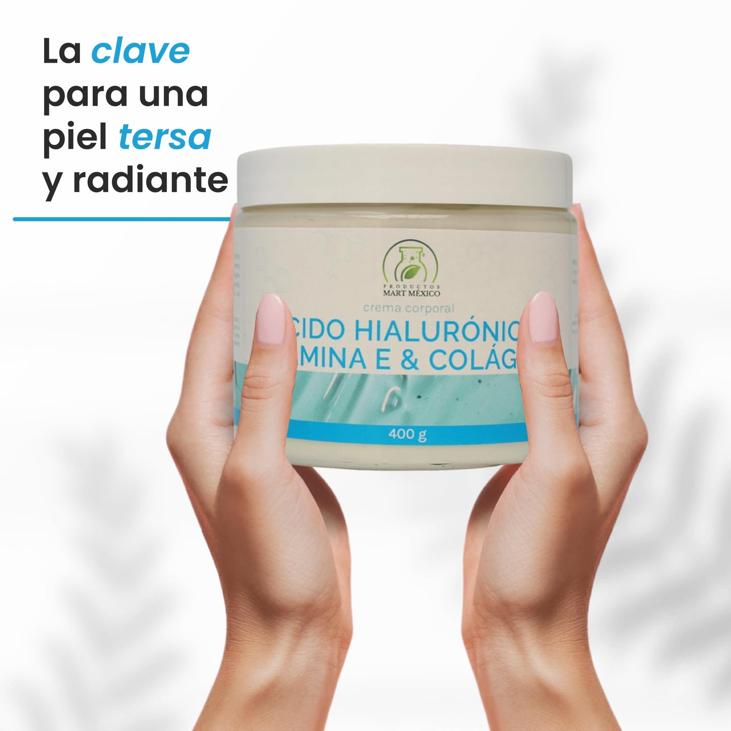 Crema Facial De Ácido Hialurónico, Vitamina E & Colágeno Hidratación Profunda Productos Mart Mexico 400g