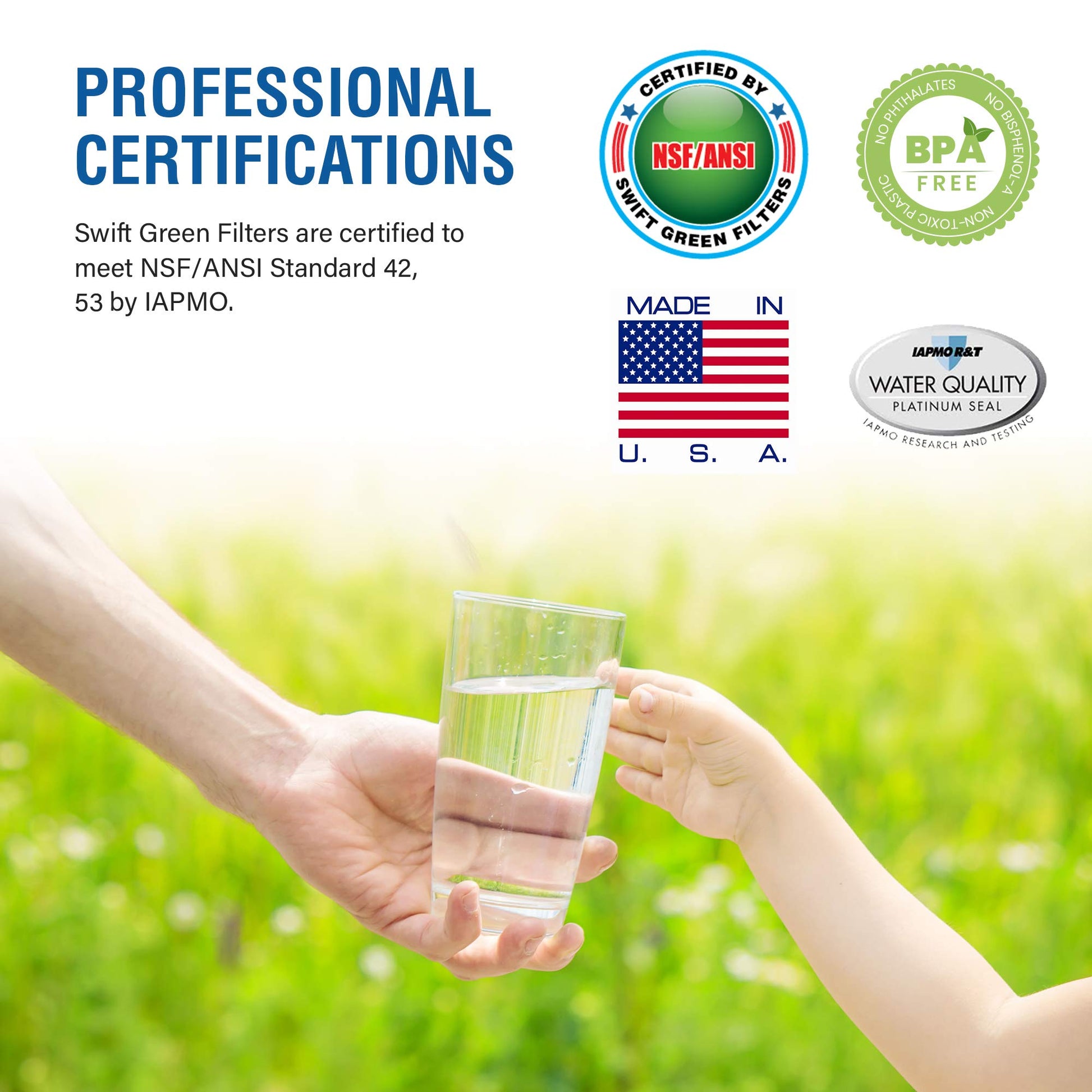 Filtro de Agua Swift SGF-M9 Repuesto para Maytag UKF8001 Whirlpool WF50