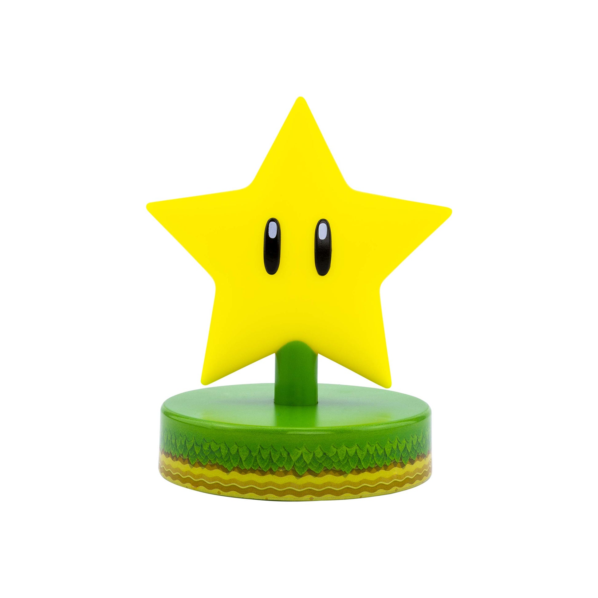 Luz Nocturna Paladone Mario Super Star amarillo Icono 3D para Colección Oficial de Nintendo