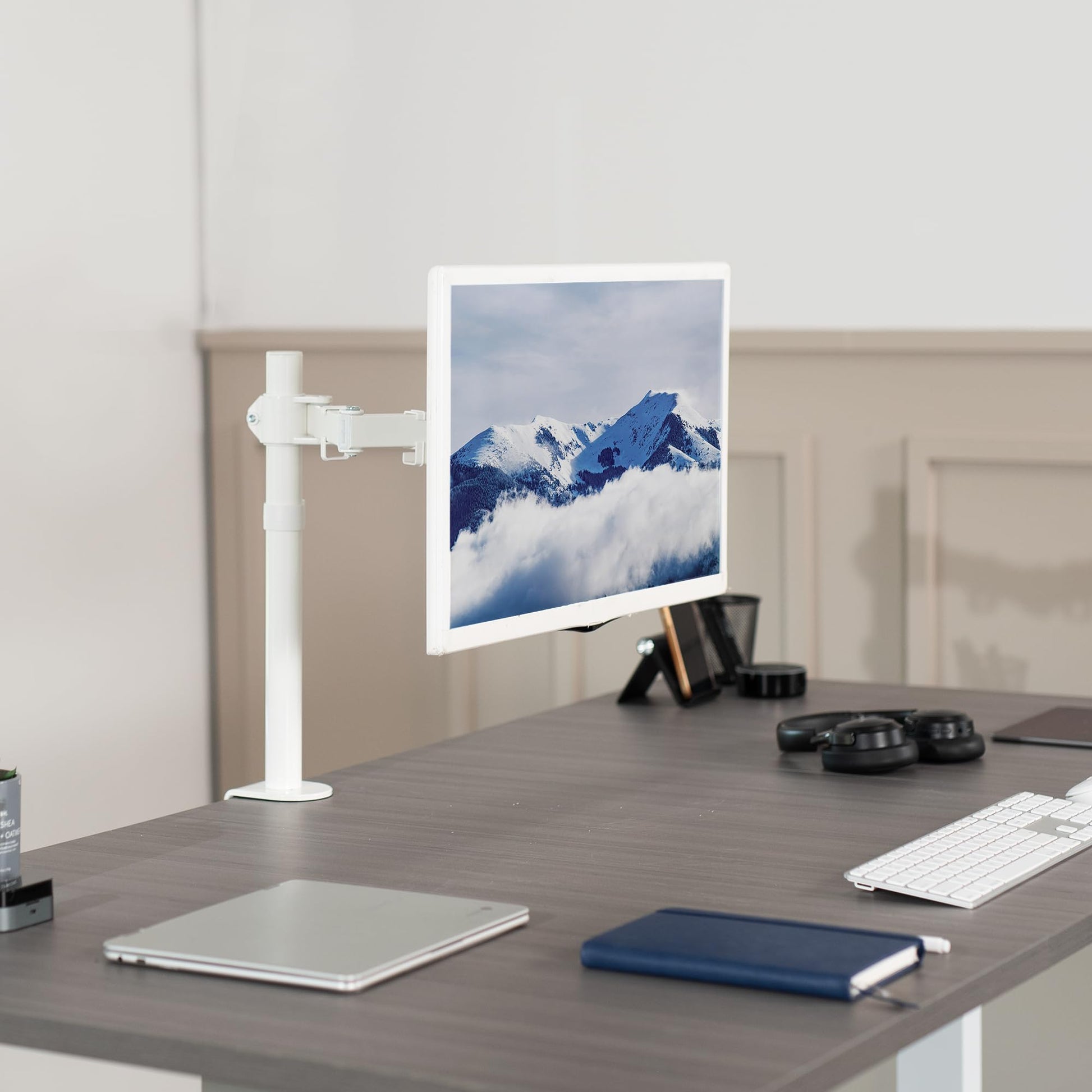 Soporte de Computadora VIVO Negro Ajustable para Pantalla ultrawide 38 Pulgadas