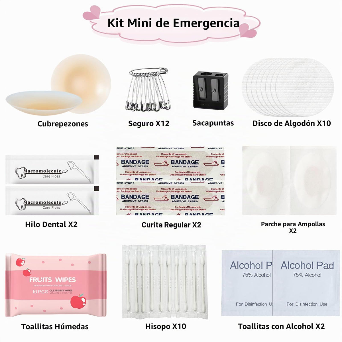 Kit de Emergencia de Novia Essentials para el Día de la Boda