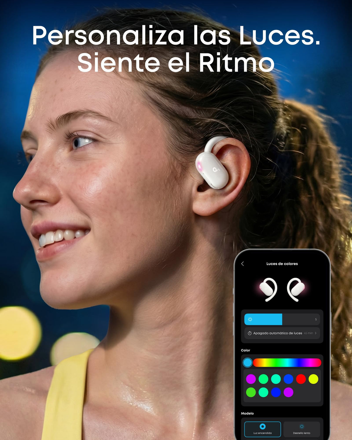 Audífonos de Oído Abierto Soundcore Anker Blanco V20i