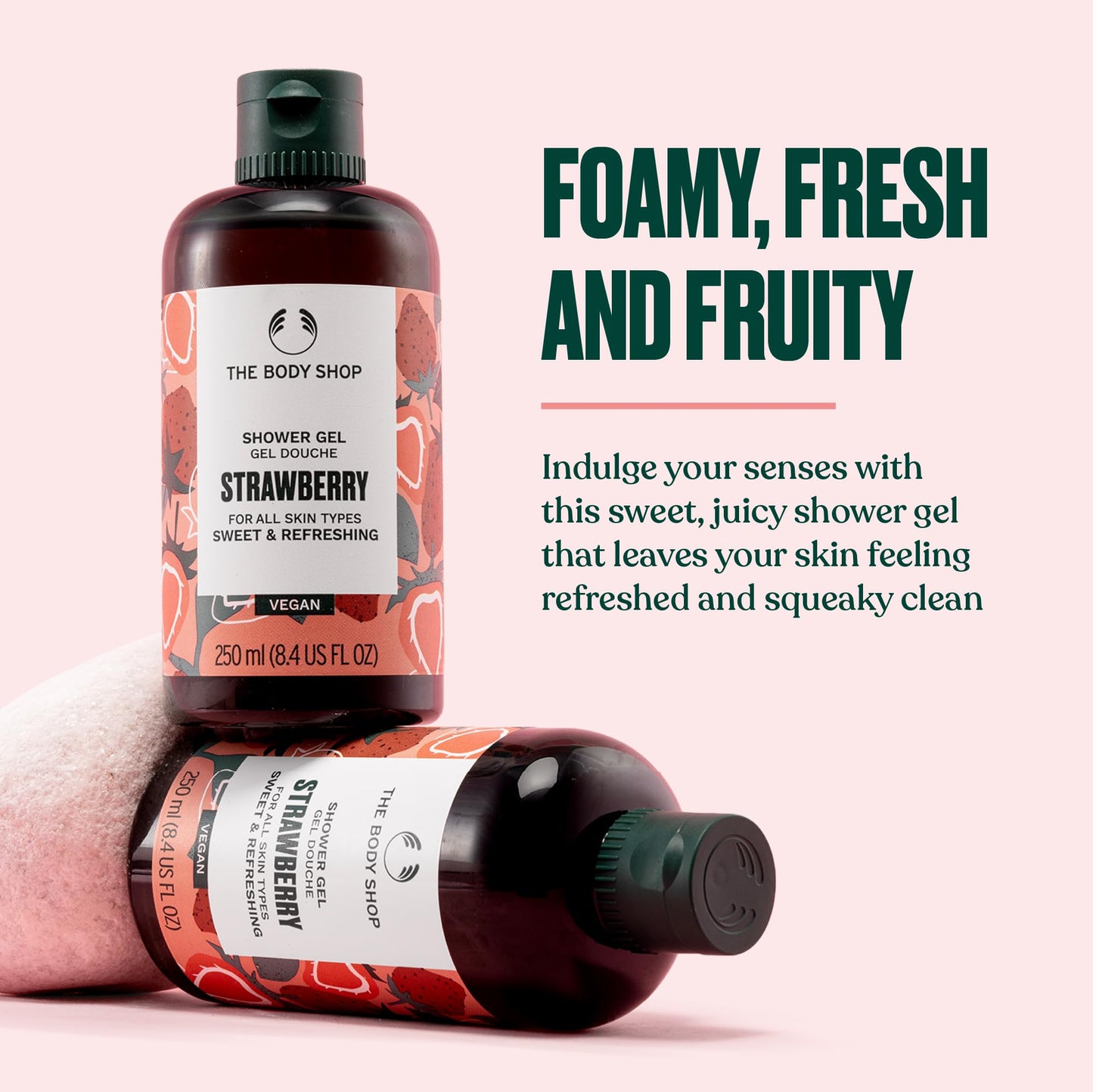The Body Shop Strawberry Shower Gel, 2 Fl Oz