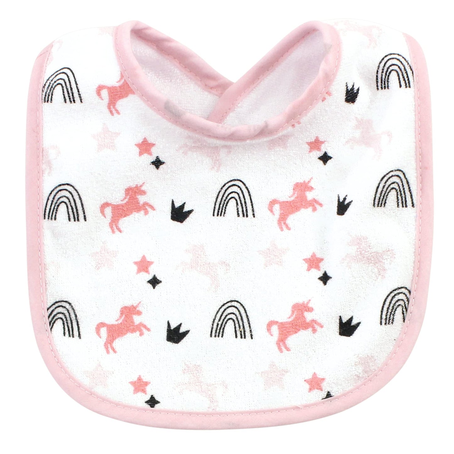 Hudson Baby - Baberos unisex de algodón y poliéster, unicornio Im So Fancy