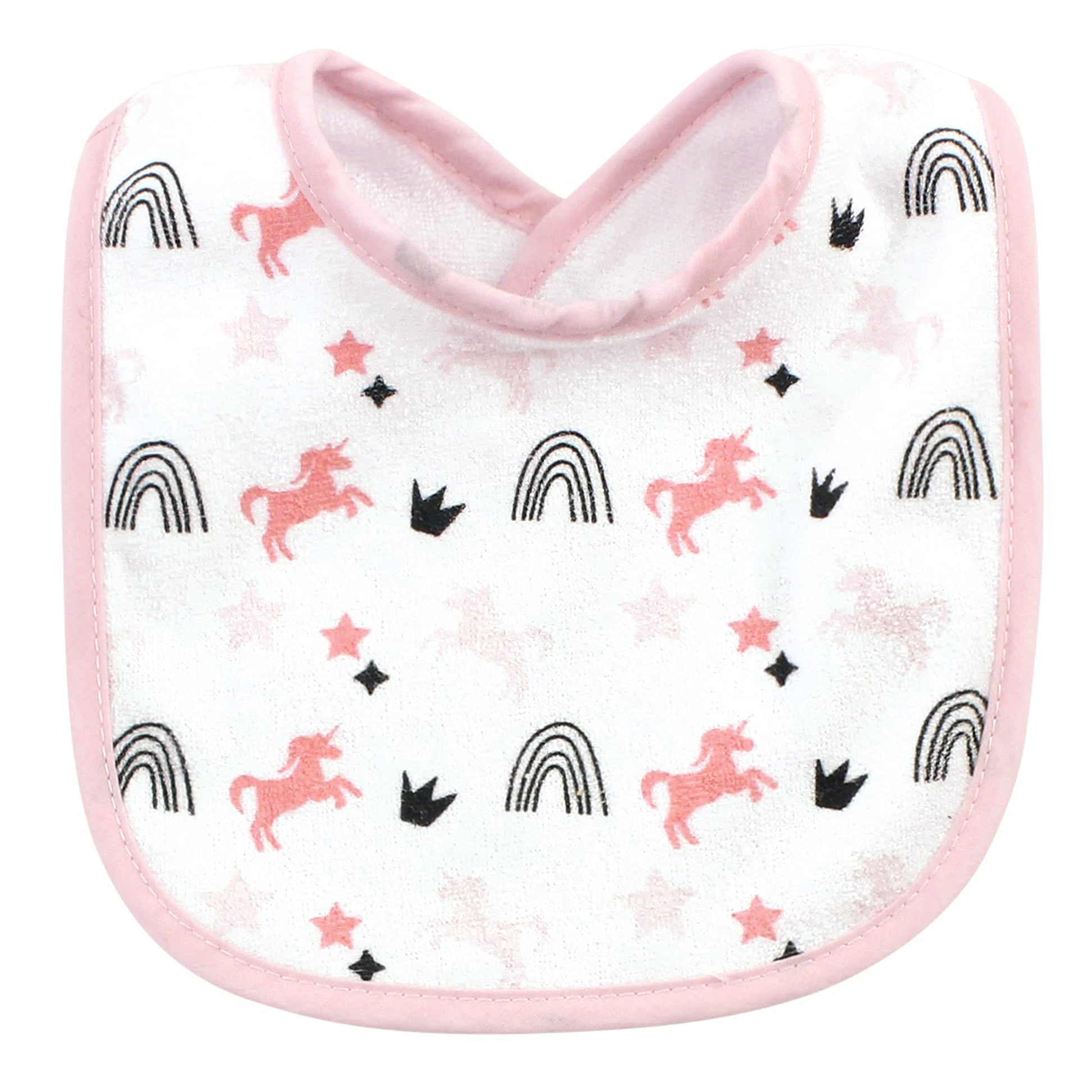 Hudson Baby - Baberos unisex de algodón y poliéster, unicornio Im So Fancy