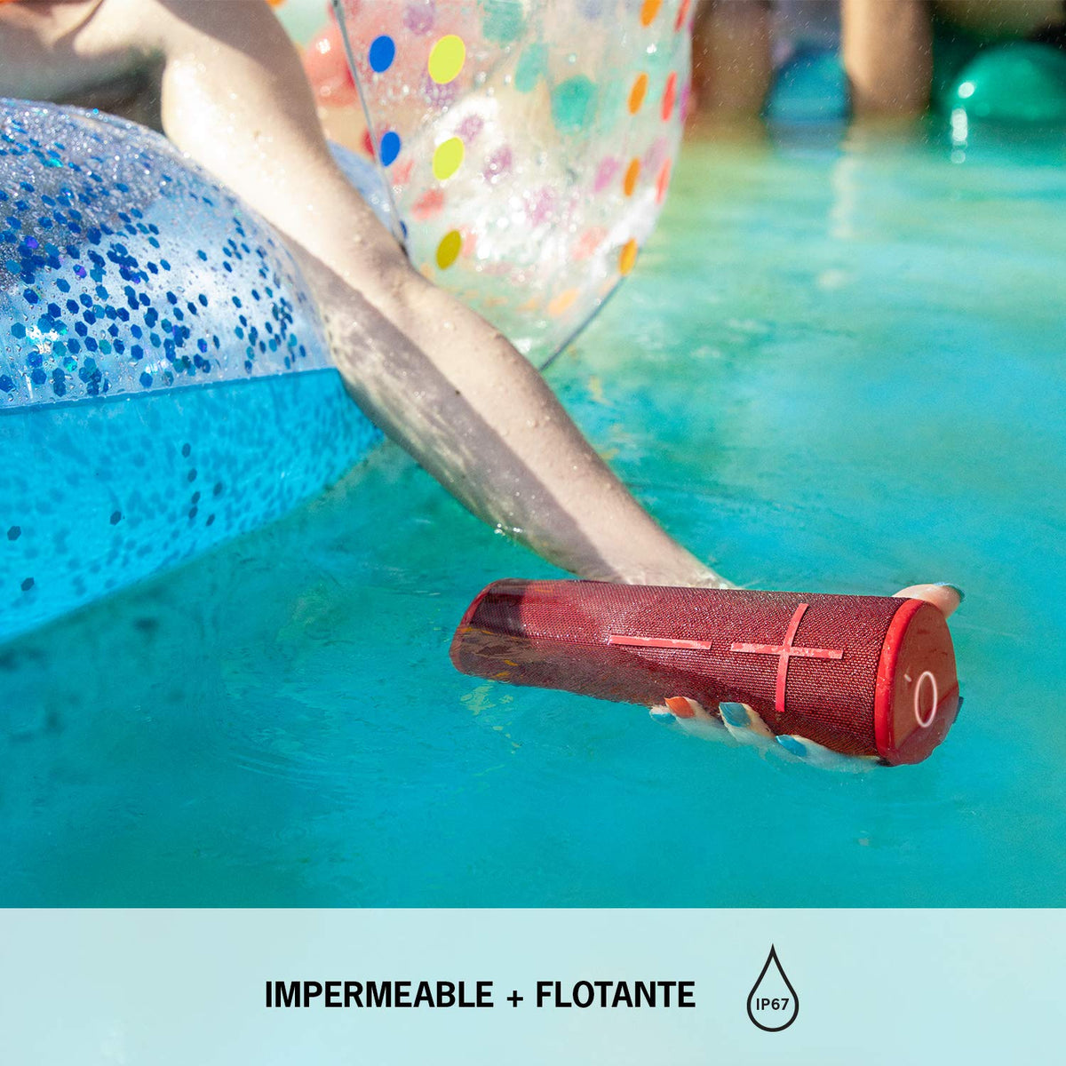 Bocina Portátil Bluetooth Ultimate Ears Boom 3 Azul con Graves Profundos e Impermeabilidad IP67