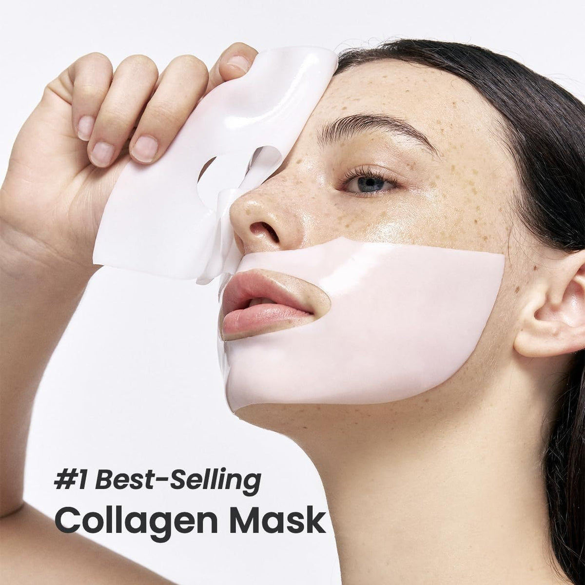 Beauty Bio Máscara de Colágeno, Paquete de 12 Piezas, Hidratante y Rejuvenecedora, para Todo Tipo de Piel (Azul)