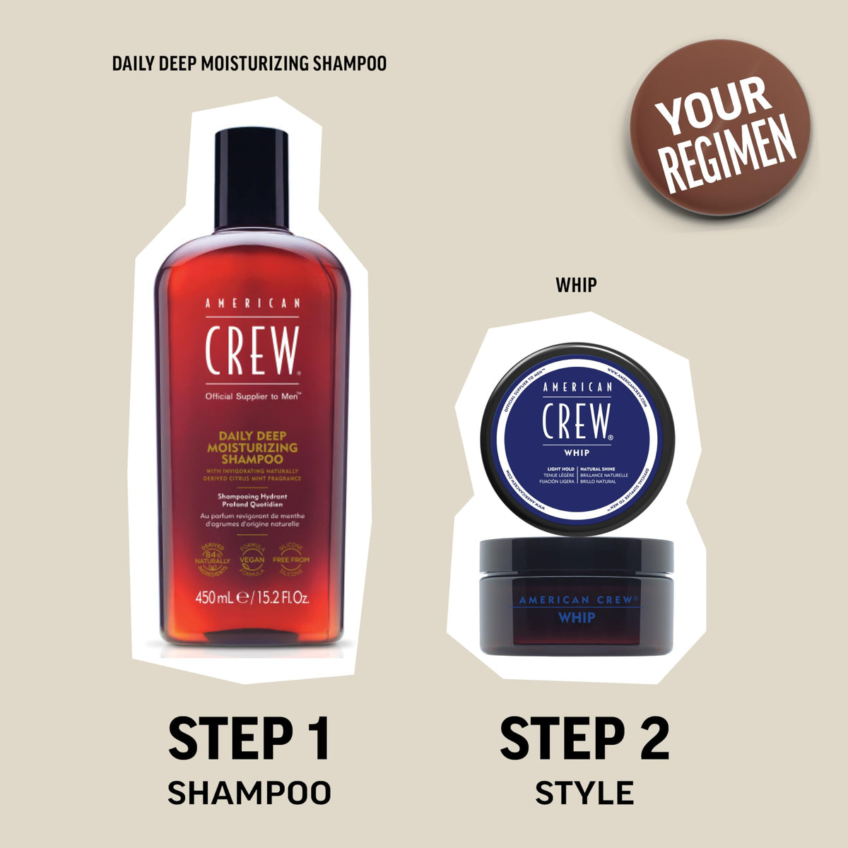 AMERICAN CREW Crema Para El Peinado De Látigo Para Hombres, Como Gel Para El Cabello Con Fijación Ligera Y Brillo Natural, 3 Oz (Paquete De 1) Todos