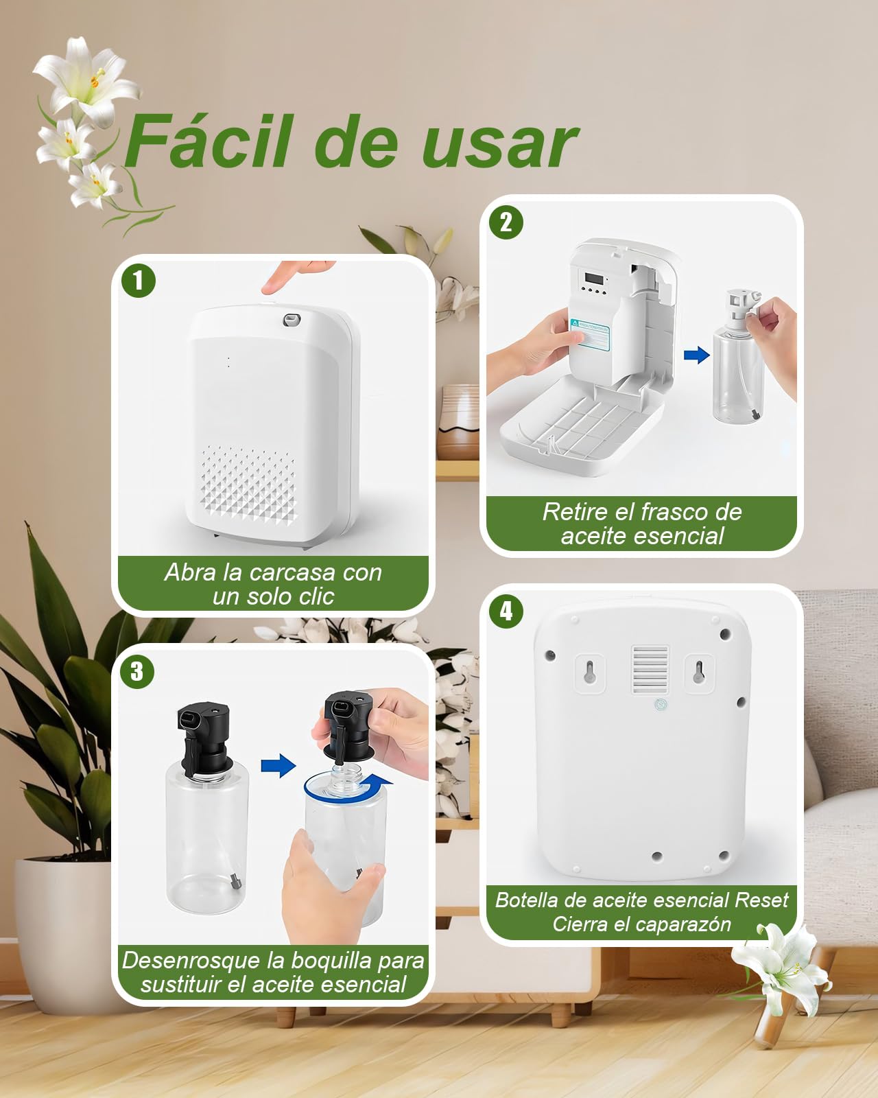 Máquina de Fragancia Bluetooth Inteligente de 400 Ml, Difusor de Aceite Esencial de Atomización Inteligente, Difusor de Aceite Esencial de Eléctrico para Hotel