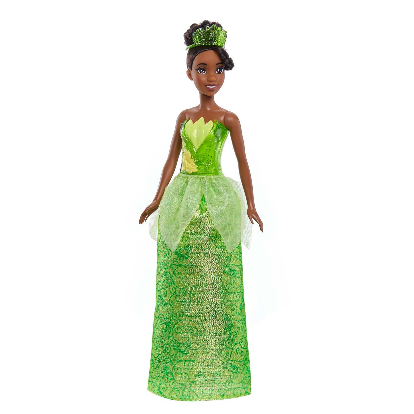Muñeca Princesa Tiana Mattel Disney Princess Verde Película Tiana y el Sapo
