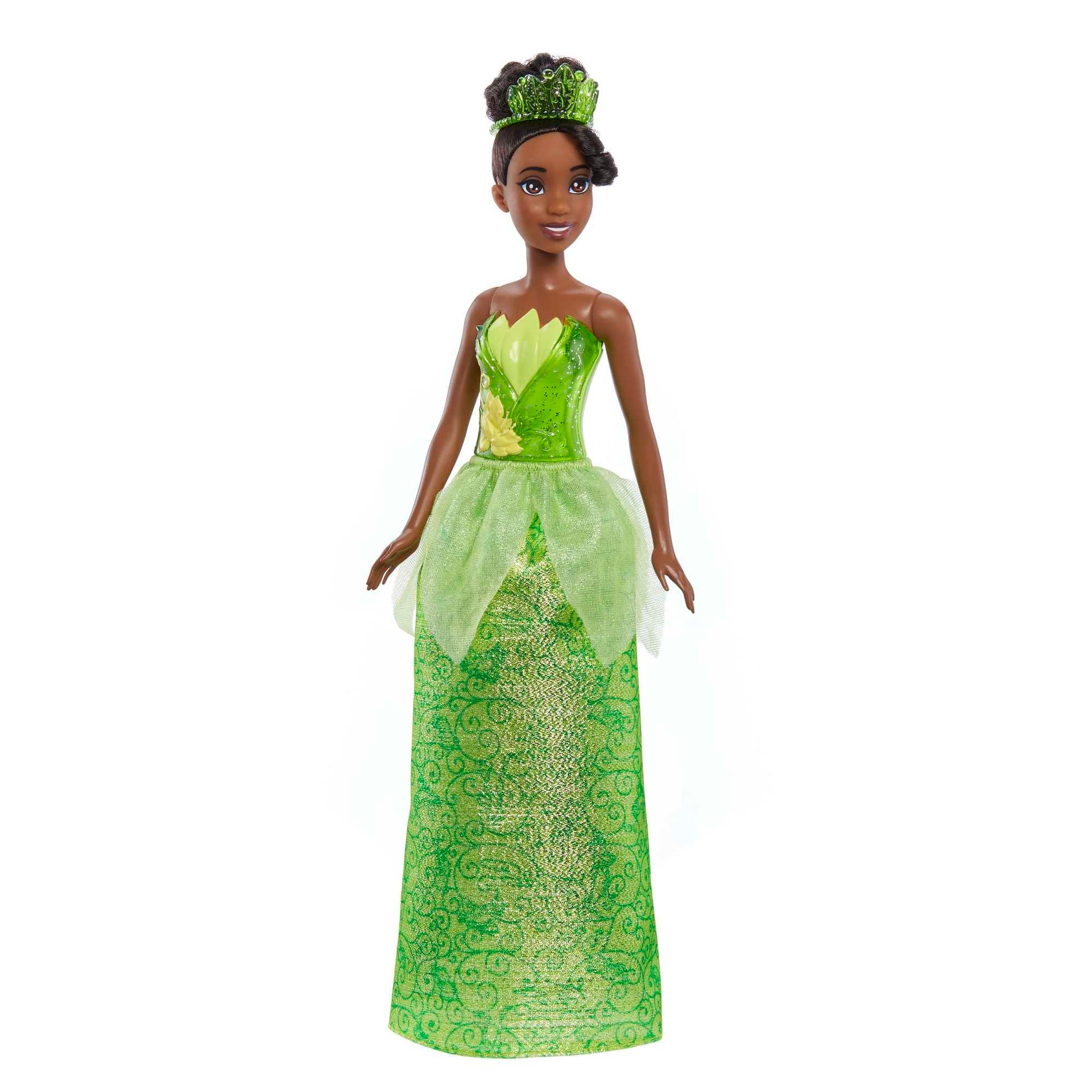 Muñeca Princesa Tiana Mattel Disney Princess Verde Película Tiana y el Sapo