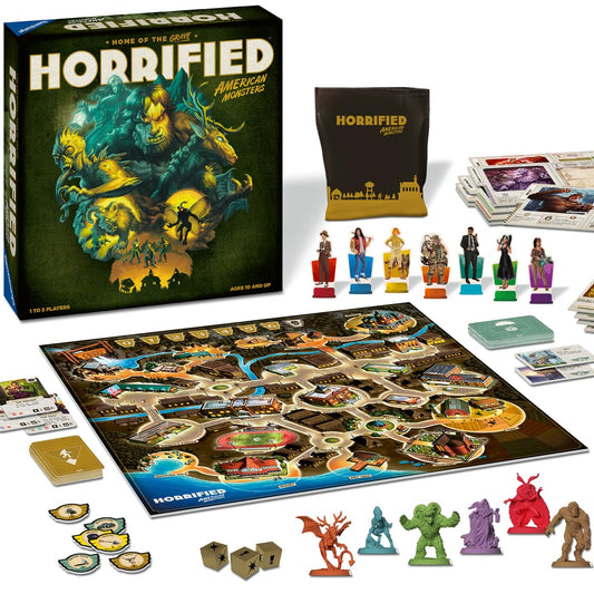 Juego de Mesa Ravensburger Horrified American Monsters Atractivo y Escalable