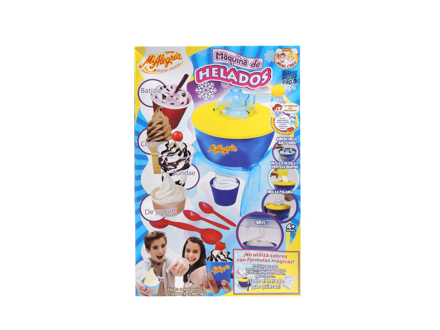 Fábrica de Minihelados MiAlegria Multicolor Innovadora para Niños