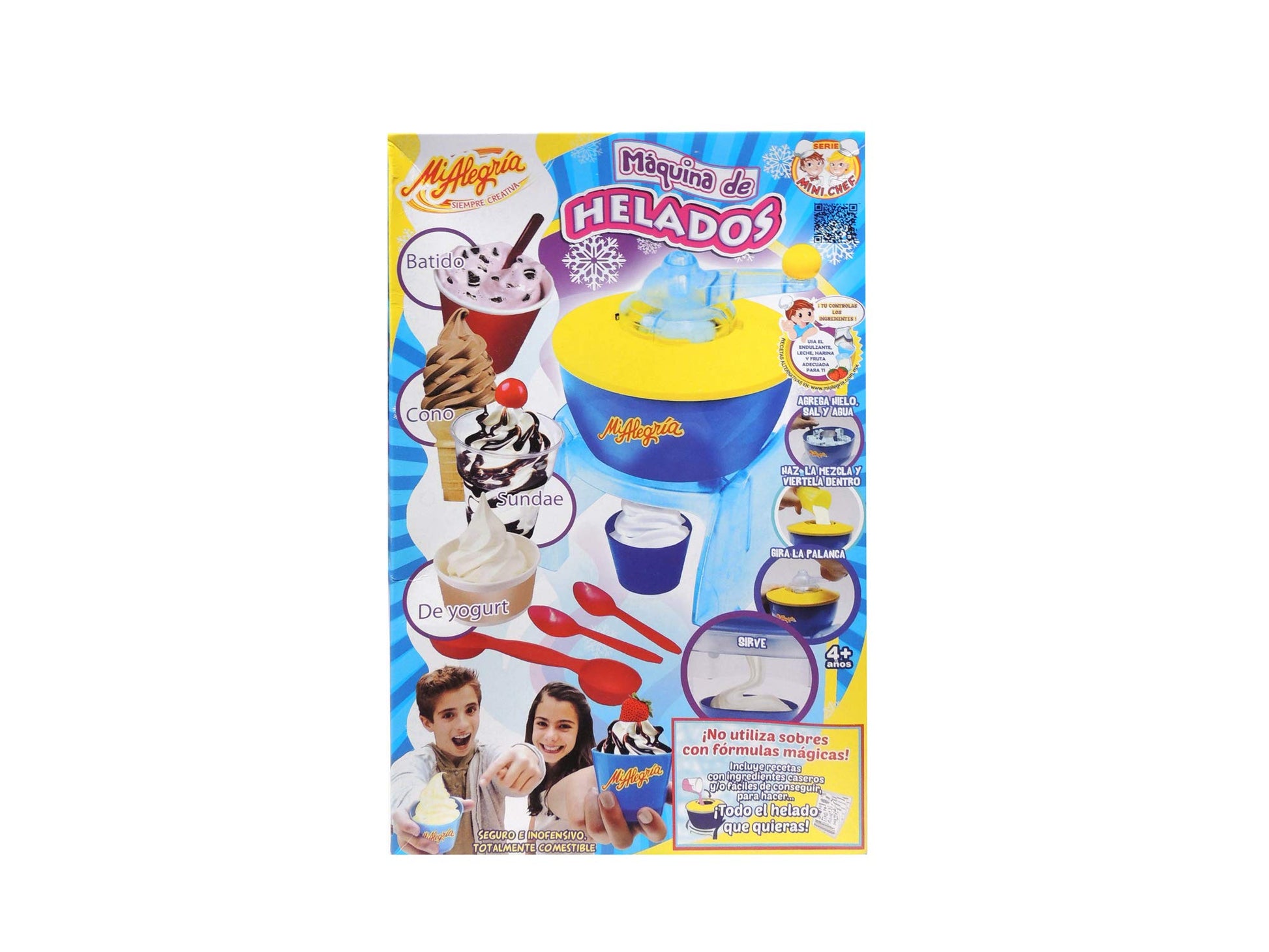 Fábrica de Minihelados MiAlegria Multicolor Innovadora para Niños