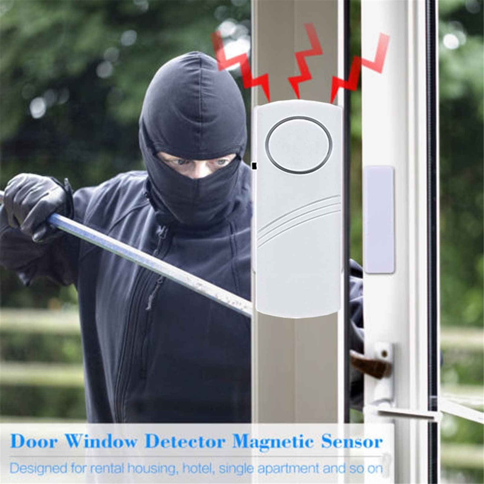 Alarma de Ventana y Puerta para Seguridad del Hogar de 90 dB (Paquete de 15)