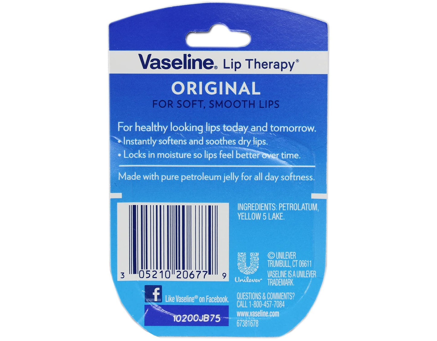 Bálsamo Labial Vaseline Original Paquete de 4