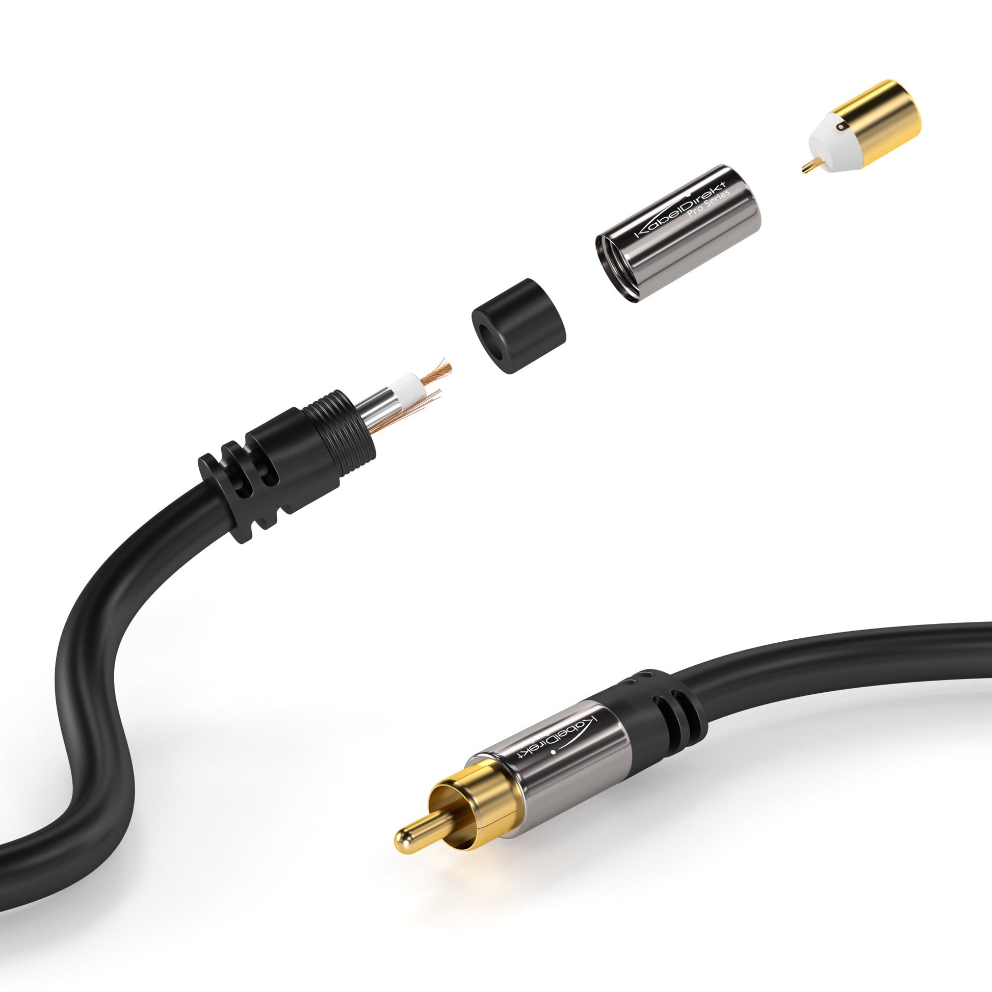 KabelDirekt – Cable de extensión Cinch – 25ft/7.6m