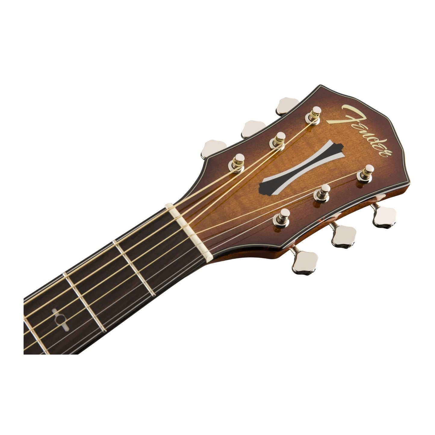 Fender FA-345CE Auditorium Cutaway Acoustic Guitar, with 2-Year Warranty, 3-Color Tea Burst