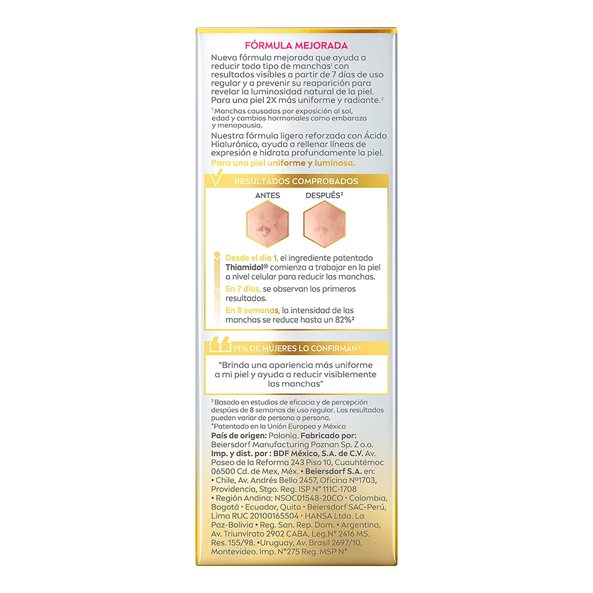NIVEA LUMINOUS630 Anti-manchas Serum Facial tratamiento avanzado (30 ml) - Con Ácido Hialurónico, para una Piel Luminosa sin Manchas por Edad, Solares ni Hormonales
