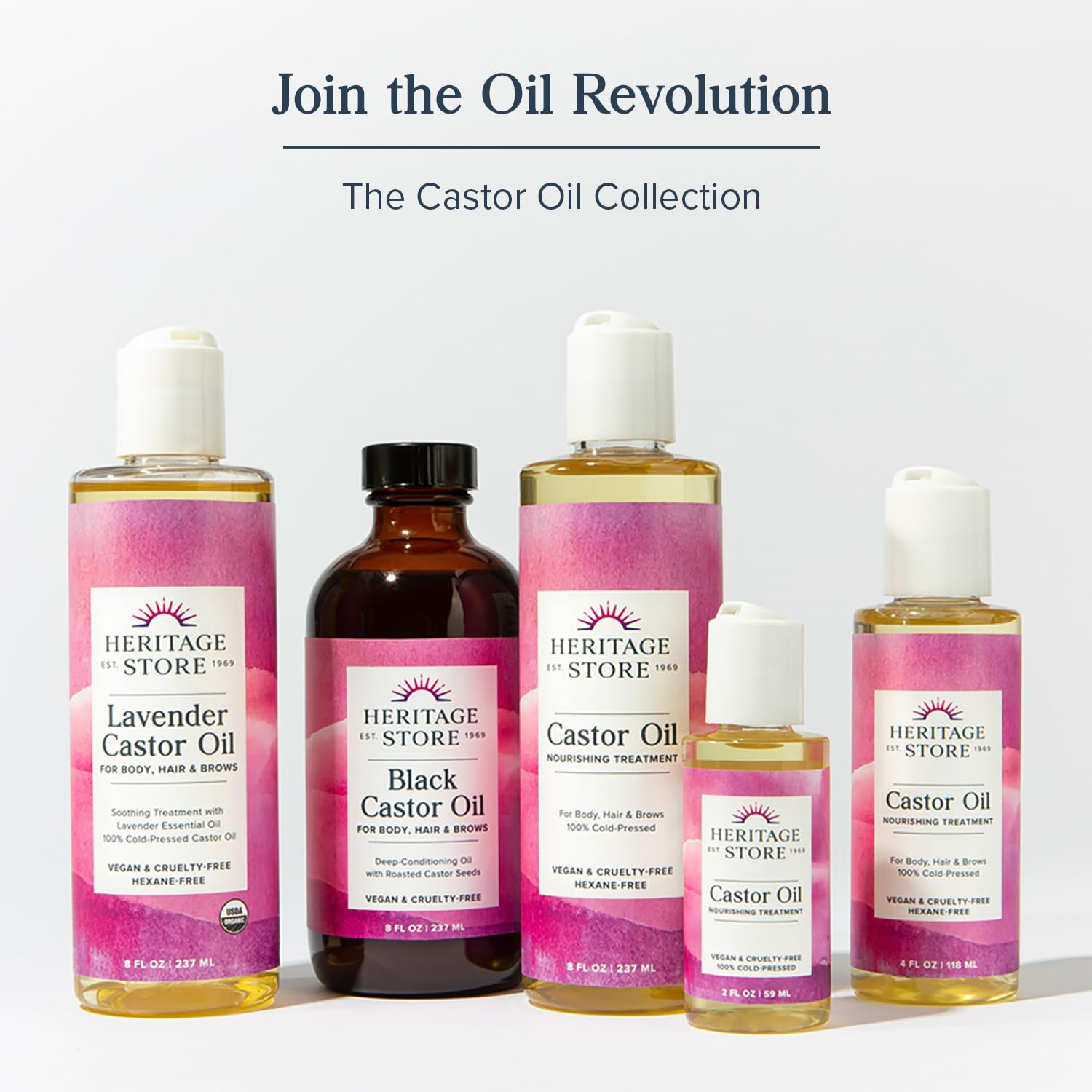 Heritage Castor Oil Roll-On, 3 Ounce