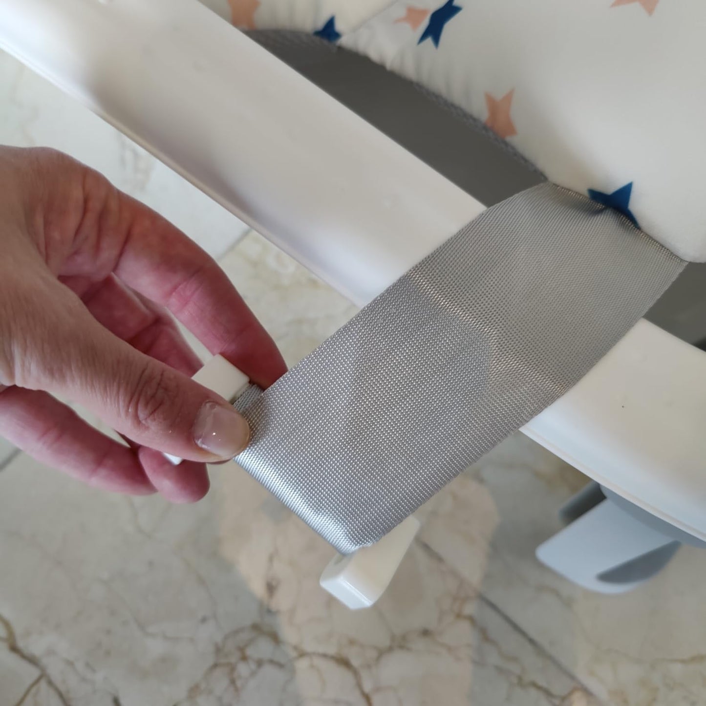 Bañera Plegable PAPU BABY Gris con Cojin para Bebés y Niños Pequeños
