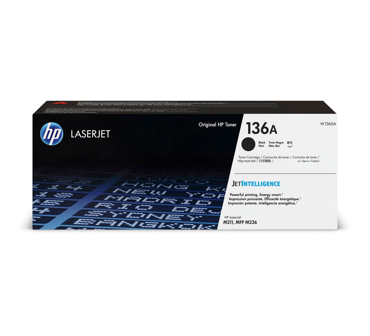 Cartucho de Tóner HP Negro Original para LaserJet 136A