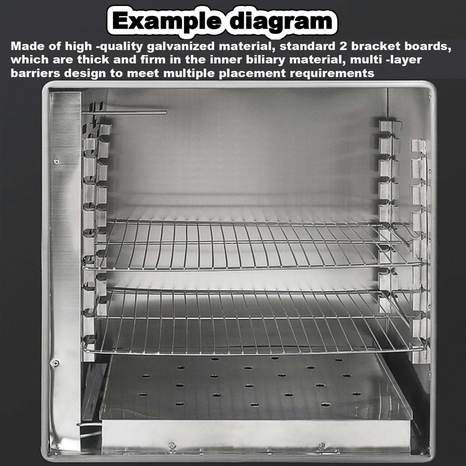 Horno de secado al vacío, horno de secado y calentamiento de laboratorio de 15.6L con calibre de vacío y controlador digital, laboratorio industrial de temperatura constante de secado ,Galvanized