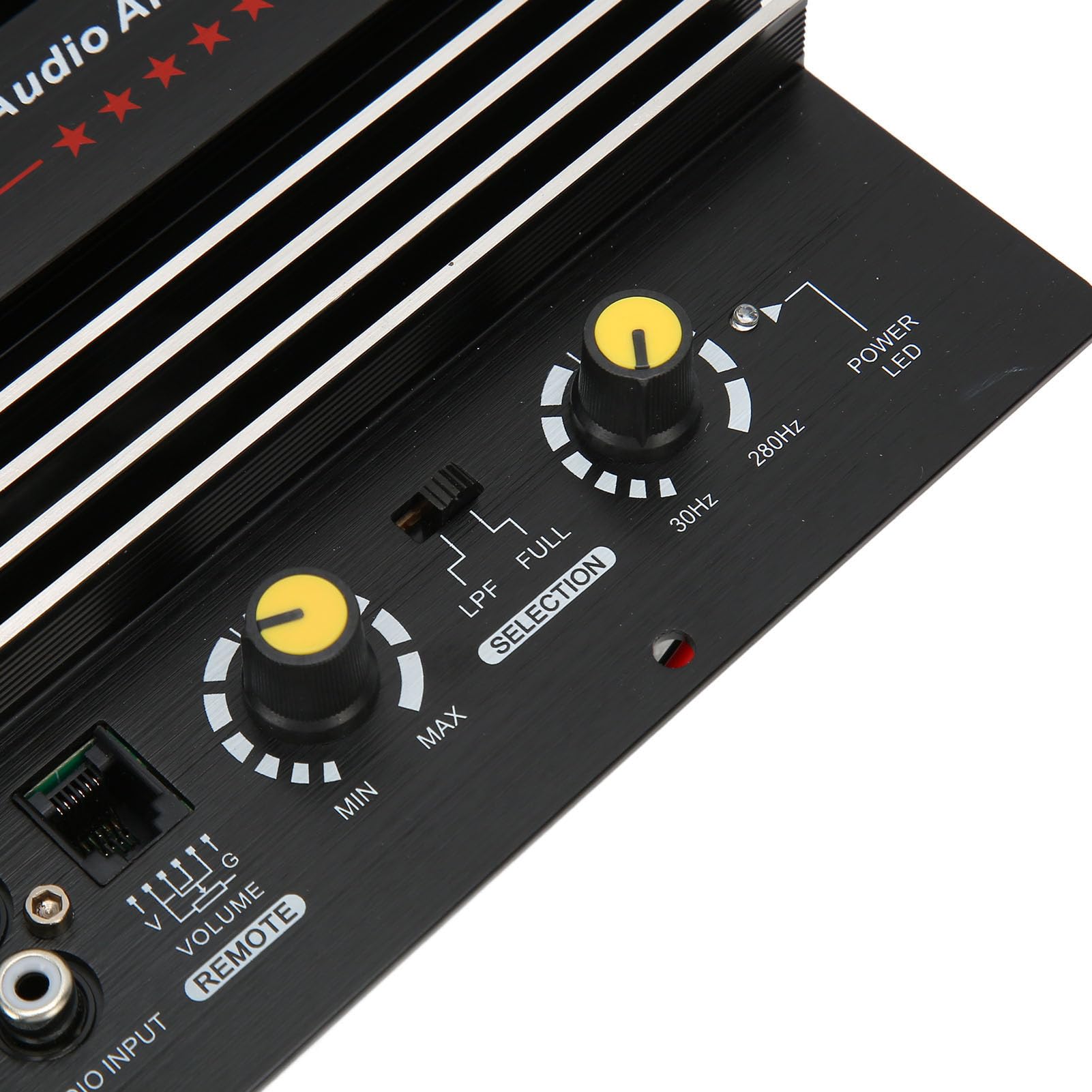 Amplificador de Potencia para Automóvil de 1800 W Preciso con Rápida Disipación y Sonido Claro para Subwoofer
