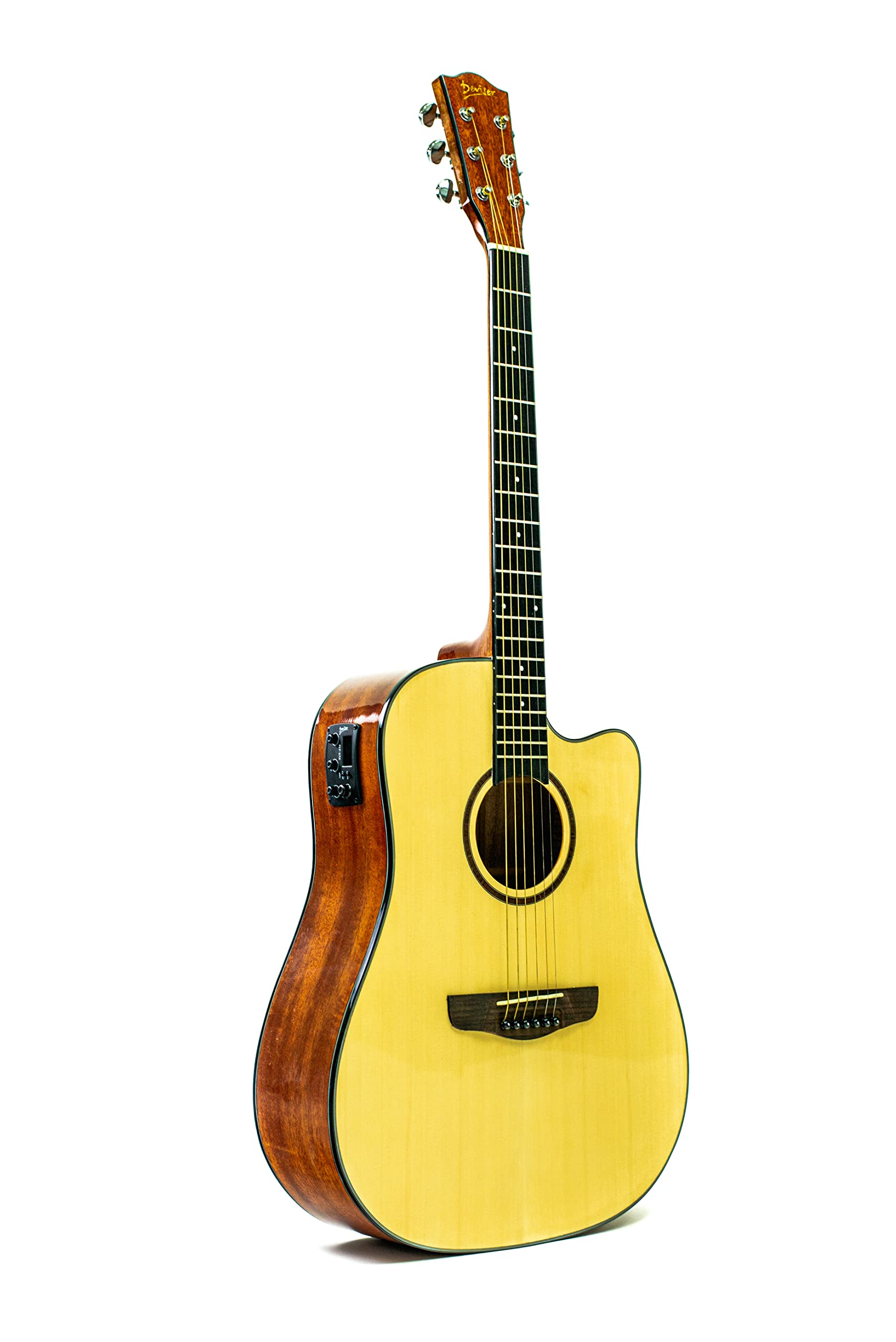 Guitarra electroacustica Deviser L820A-KL, incluye funda