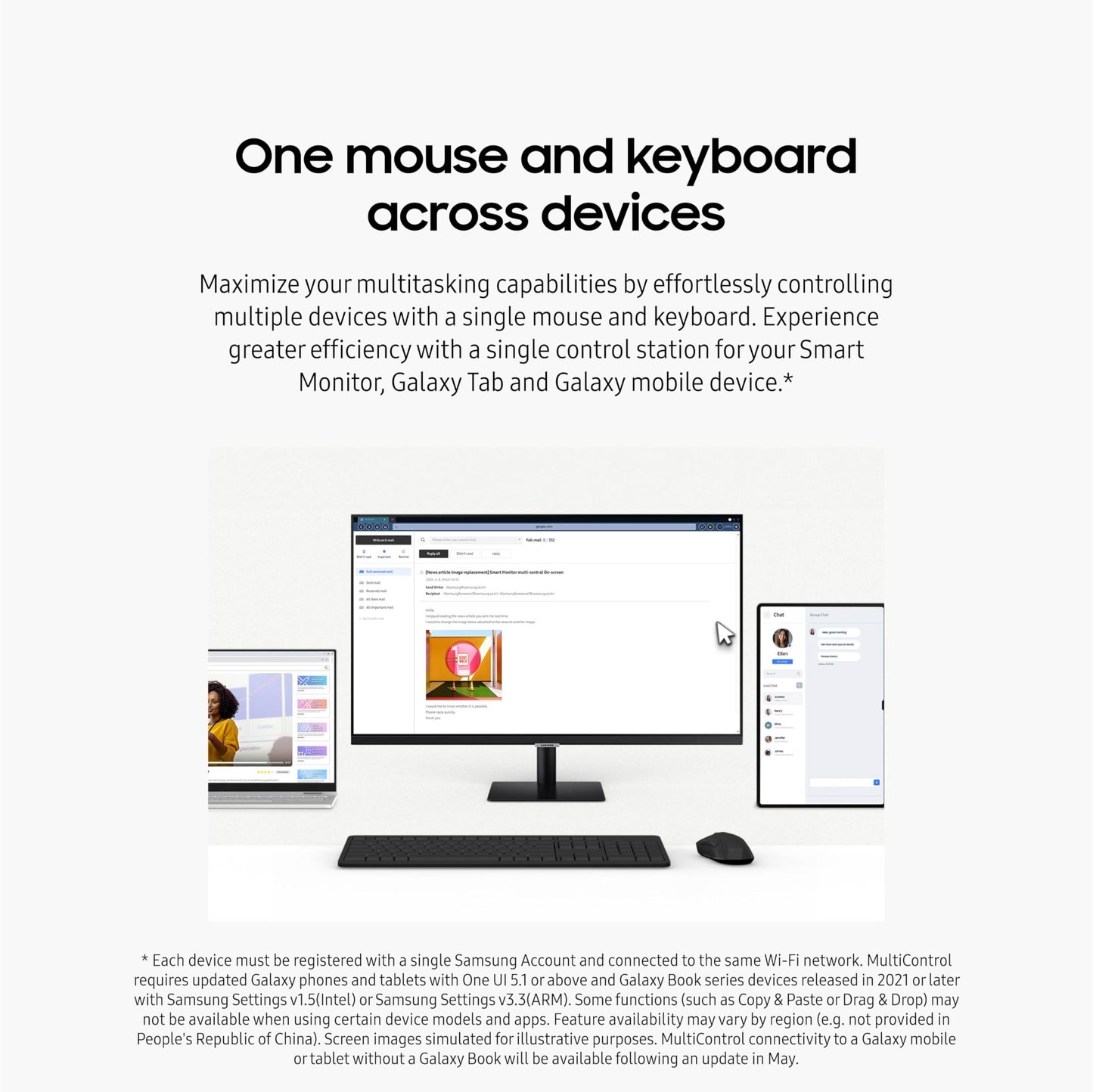 SAMSUNG Monitor inteligente FHD de 32 pulgadas M5 (M50D) Series con transmisión de TV, altavoces, HDR10, hub de juegos, múltiples puertos, rastreador de entrenamiento, herramientas de accesibilidad de
