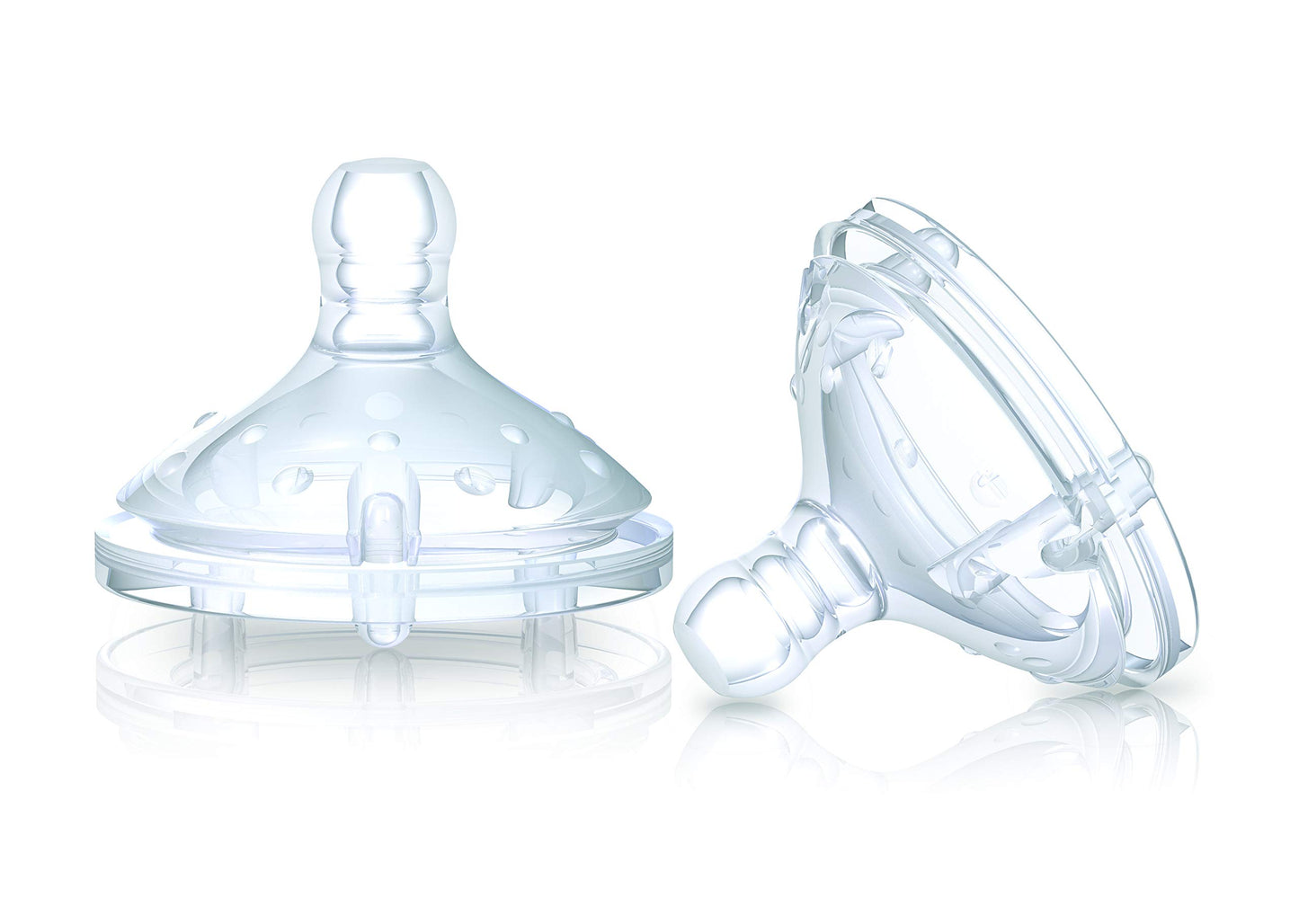 Mamila de Silicón Nuby Transparente Soft Flex Flujo Lento