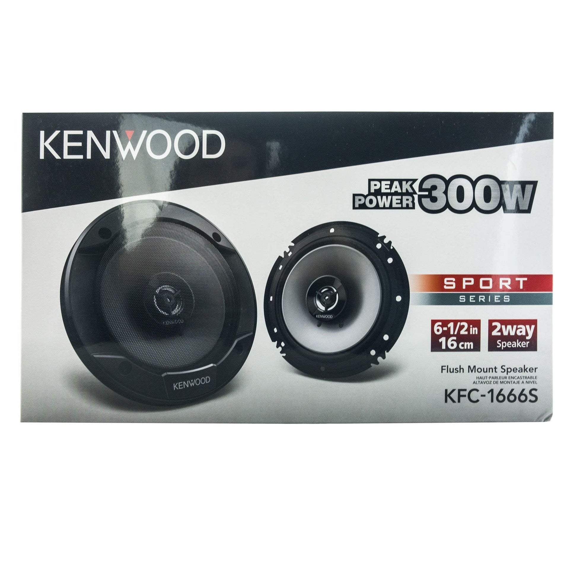 Altavoz Coaxial Kenwood KFC-1666S 6,5 Pulgadas