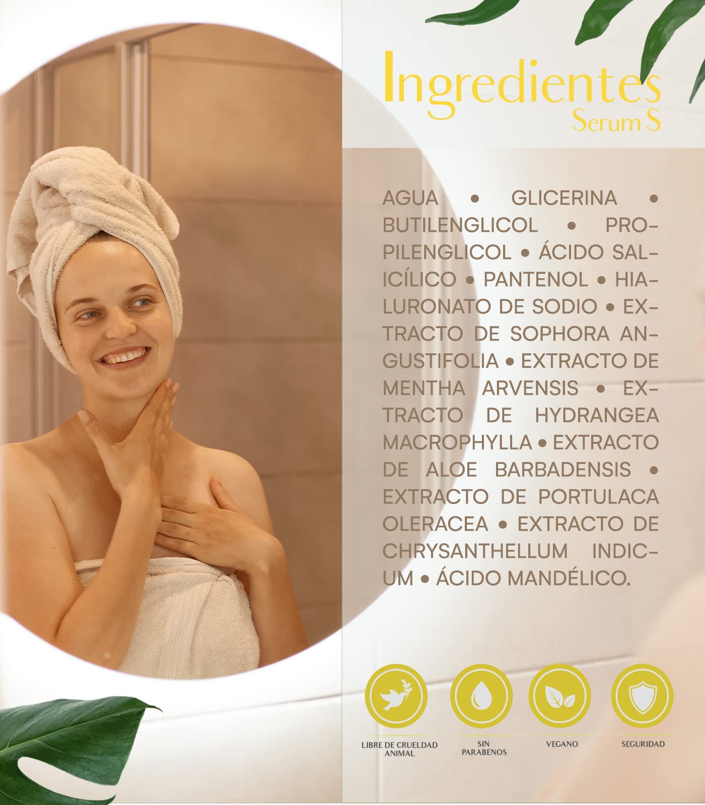 Sqin Luxiena Serum Acido Salicilico y Ácido Hialurónico Facial, Exfoliante Facial y Anti-imperfecciones. Controla Piel Grasa y disminuye Puntos Negros, Peeling Facial, Suero Acido Salicilico Día y Noche, Skin Care 30 ml.