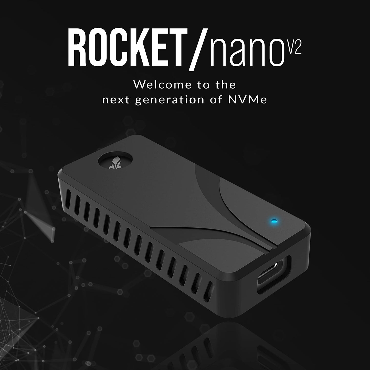SSD Externo Sabrent Rocket Nano V2 1 TB Aluminio y Silicona Transferencia 1500 MB/s